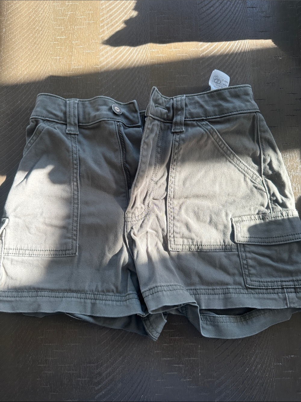 Women’s Green Cargo Shorts - Casual Utility Style